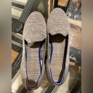 Gray size 9 Rothy’s loafers, gently used
